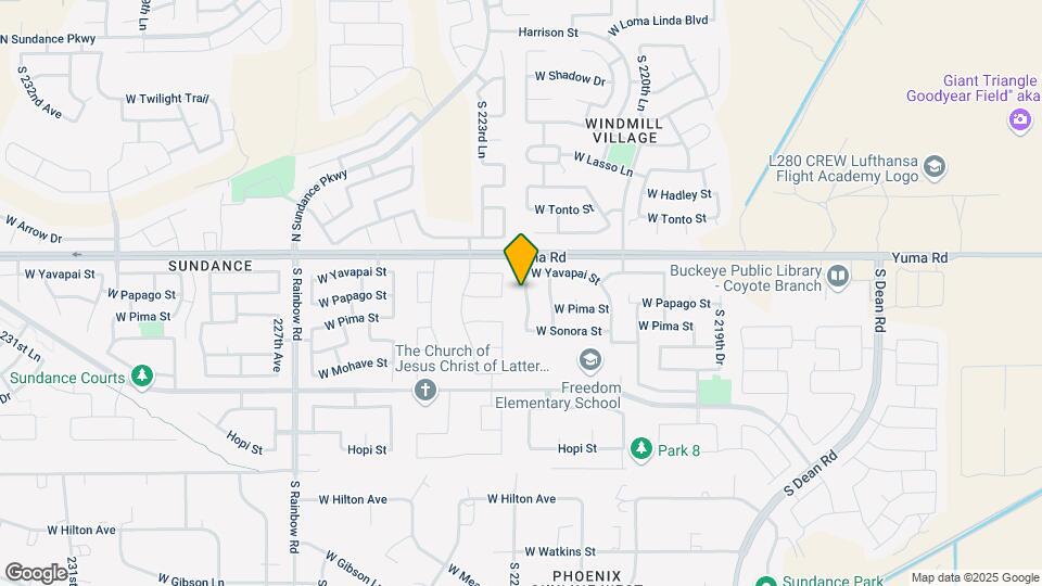 1342 S 222nd Ln Map and Location Details