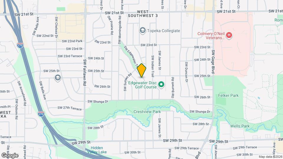 2517 SW Edgewater Terrace Map and Location Details