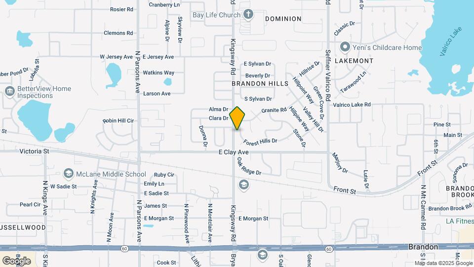 615 Forest Hills Dr Map and Location Details