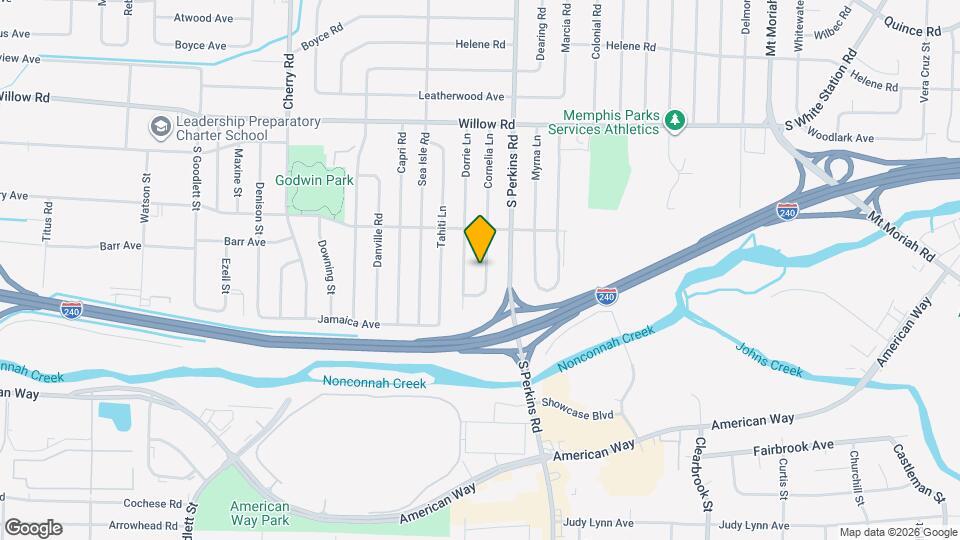 1871 Cornelia Ln Map and Location Details