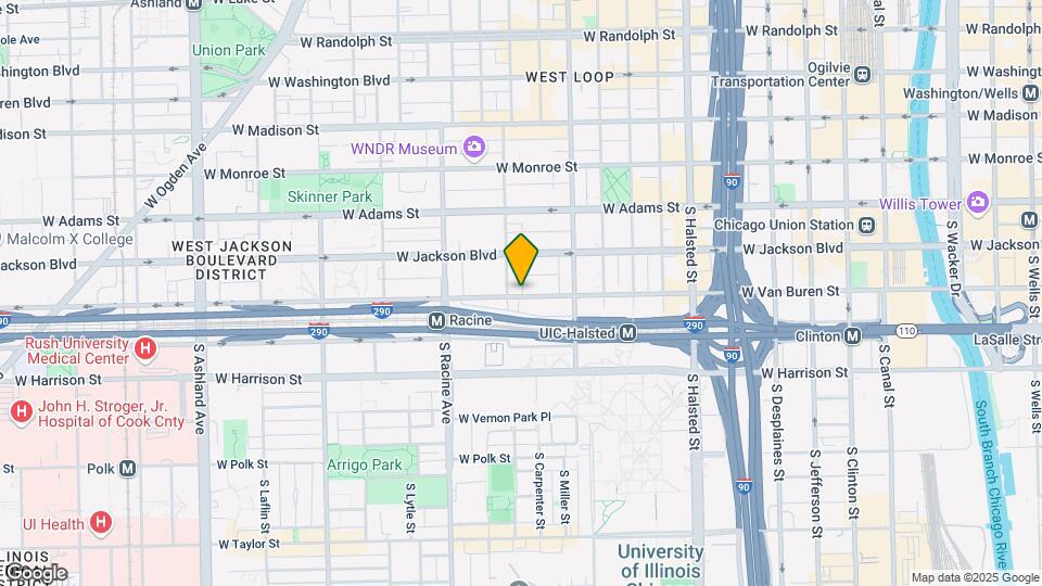 1056 W Van Buren St, Unit 1217 Map and Location Details