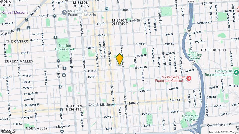 3124-3132 21st St Map and Location Details
