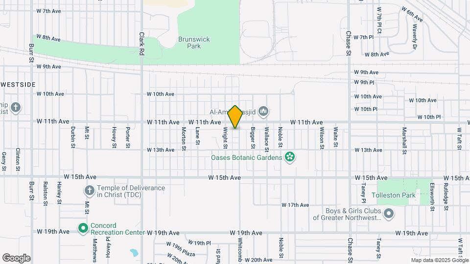 1130 Whitcomb St Map and Location Details