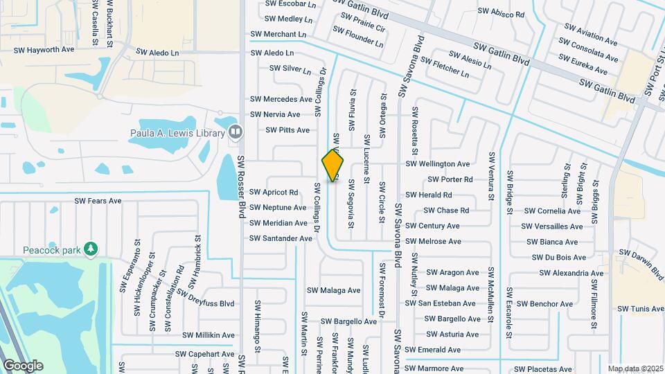 3020 SW Vittorio St Map and Location Details