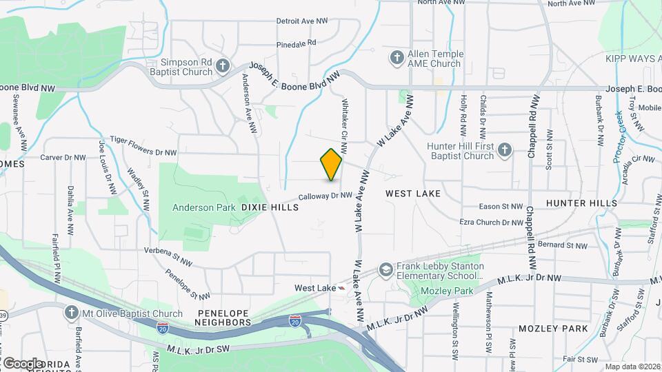 1800 Oakmont Dr NW Mapa y Detalles de la Ubicación