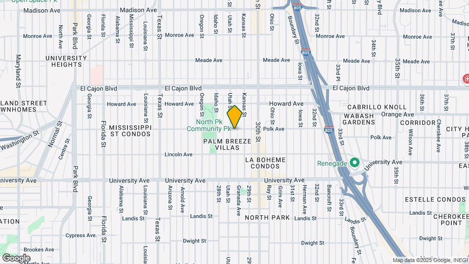 2861 Polk Ave Map and Location Details
