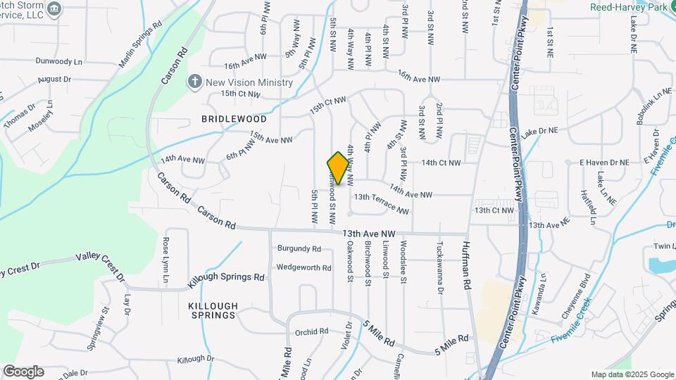 1341 Glenwood St NW Map and Location Details