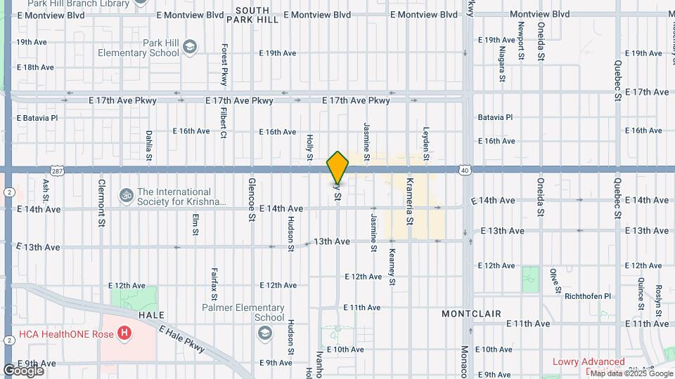 1449 Ivy St Mapa y Detalles de la Ubicación