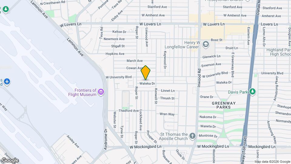 4727 Wateka Dr Mapa y Detalles de la Ubicación