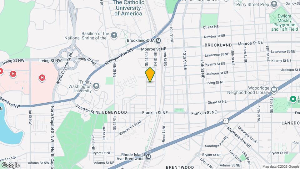 708 Irving St NE Map and Location Details