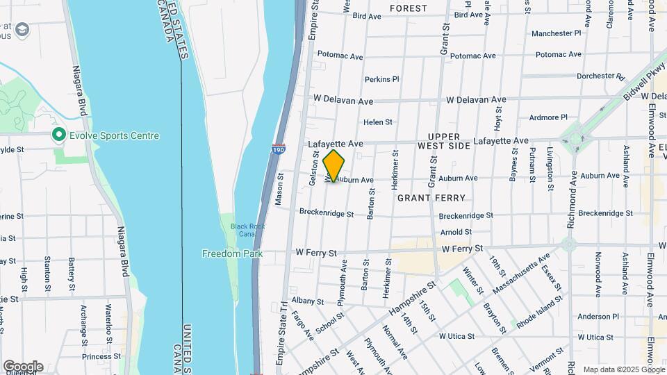 1025 West Ave Map and Location Details