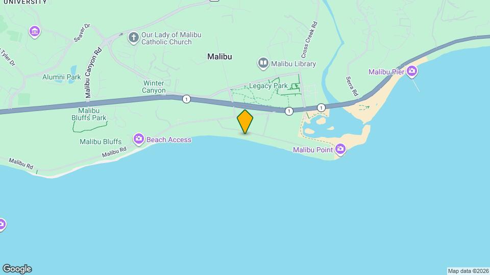 23644 Malibu Colony Rd Map and Location Details