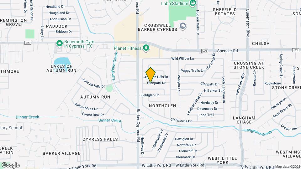 17903 Glenpatti Dr Map and Location Details