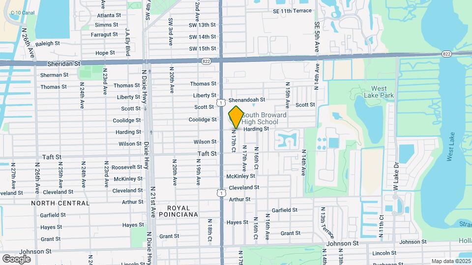1845 N 17th Ct Mapa y Detalles de la Ubicación