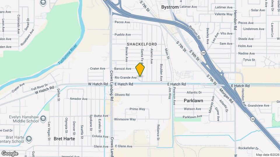 343 Rio Grande Ave, Unit A Mapa y Detalles de la Ubicación