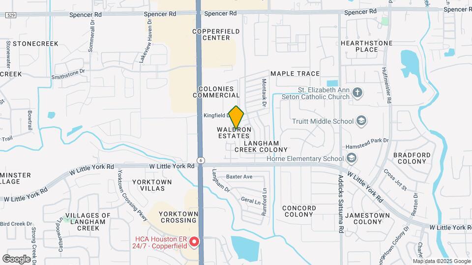 6406 Waldron Dr Map and Location Details