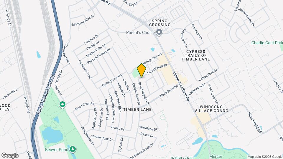 2614 Forestbrook Dr Map and Location Details