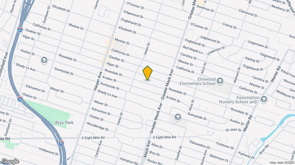 22017 Rosedale St Map and Location Details