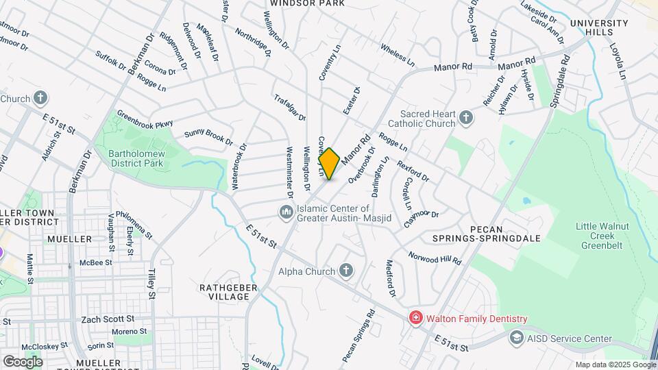 5407 Manor Rd Mapa y Detalles de la Ubicación
