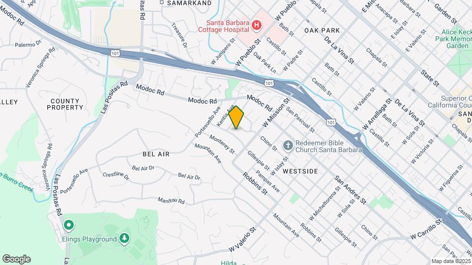 2034 Gillespie St Map and Location Details