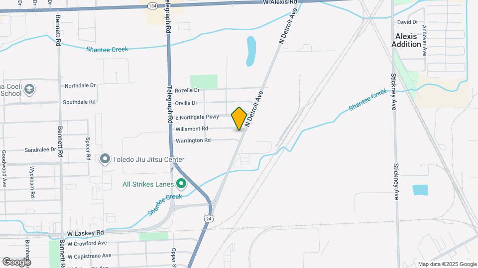 5311 N Detroit Ave Map and Location Details