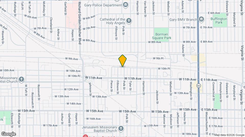 1040 Polk St Mapa y Detalles de la Ubicación