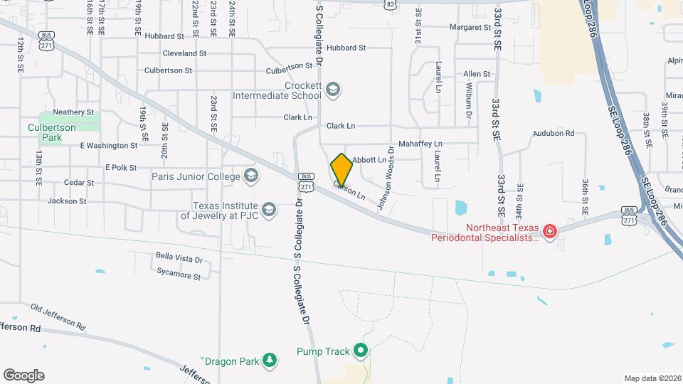 2903 Clarksville St Map and Location Details