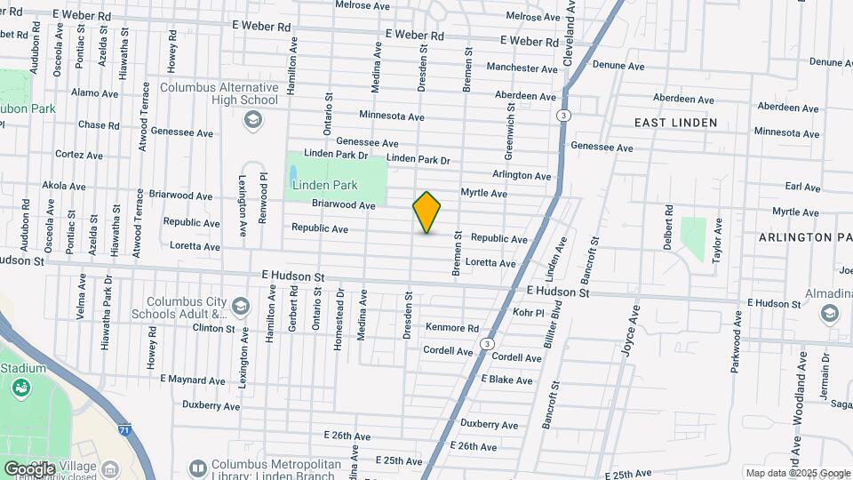 1447 Republic Ave Map and Location Details