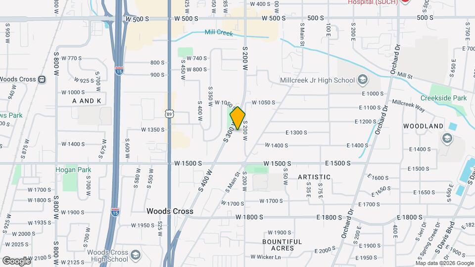 1302 S 200 W, Unit Apt 43 Map and Location Details