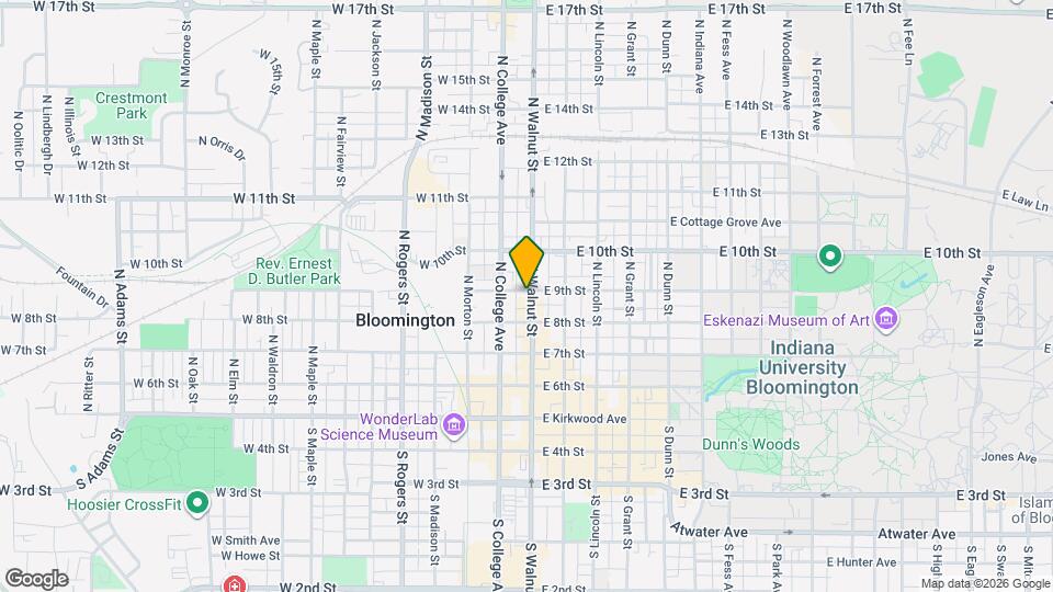 425 N Walnut St Map and Location Details