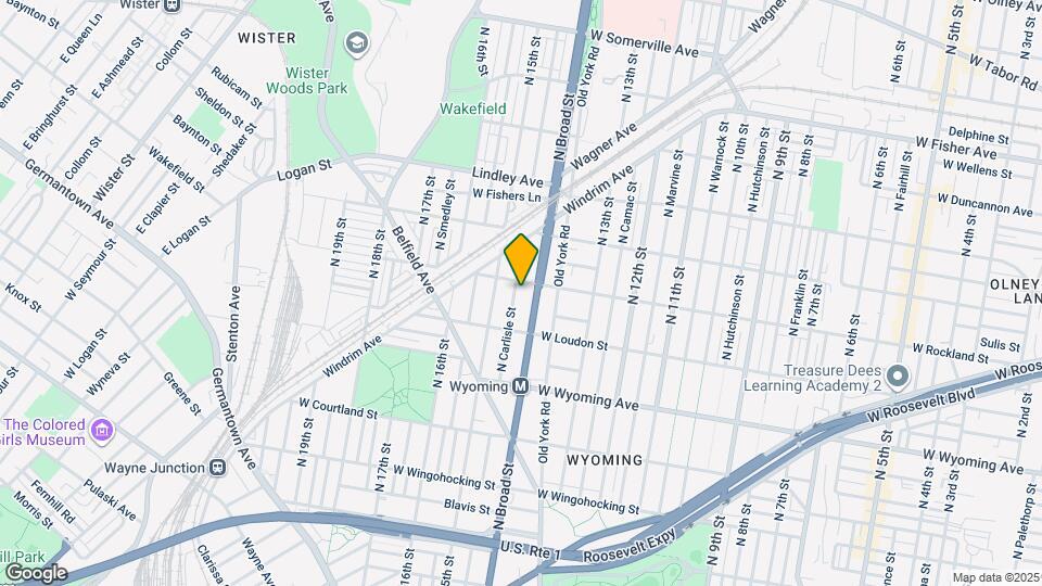 4853 N Carlisle St Map and Location Details