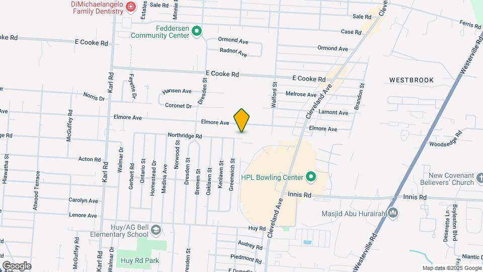 1828 Northridge Rd, Unit 1828 Map and Location Details