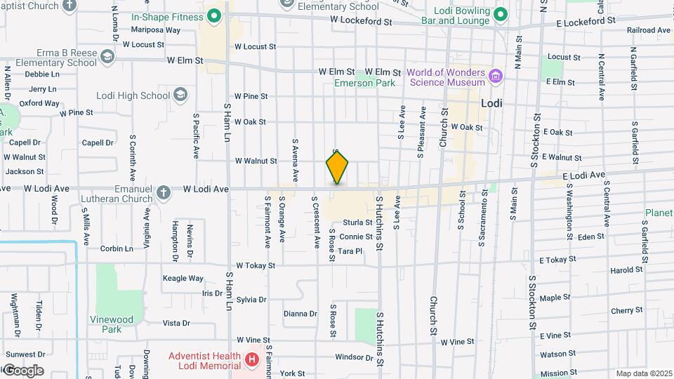 701 W Lodi Ave Map and Location Details