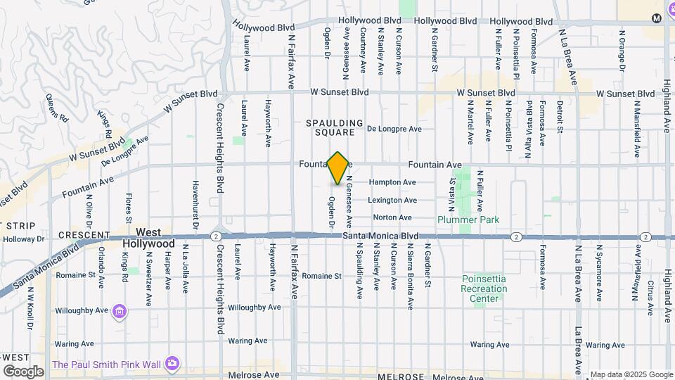 1220 N Ogden Dr Map and Location Details
