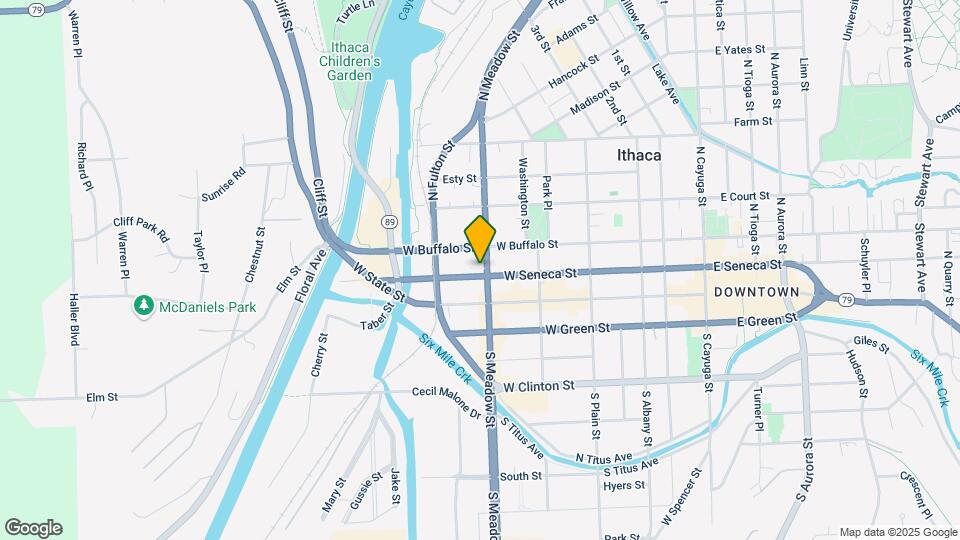 602 W Seneca St Map and Location Details