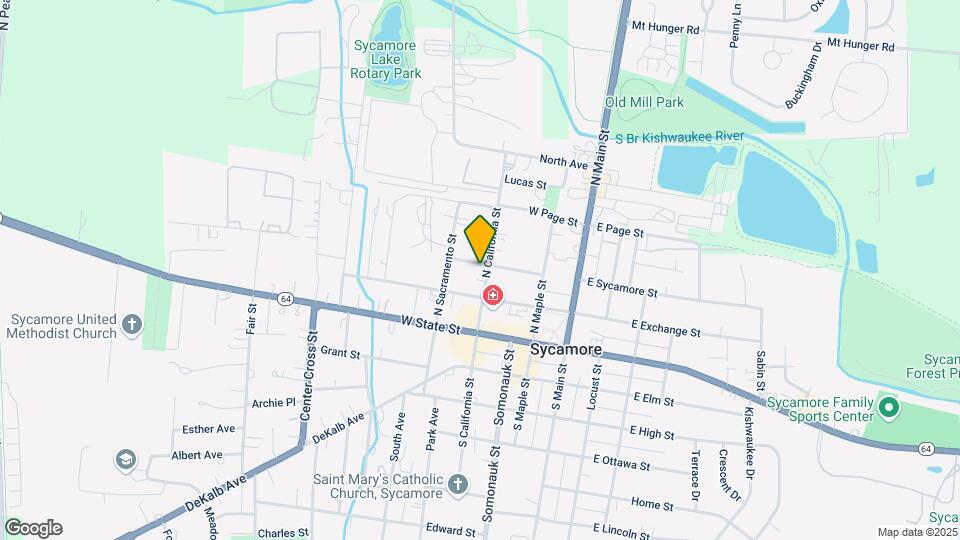 227 N California St, Unit Studio Map and Location Details