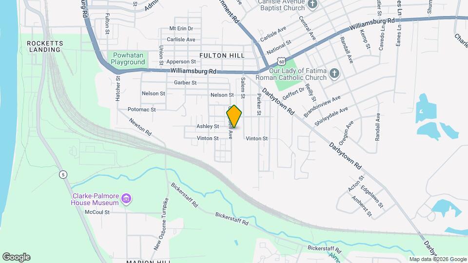 5410 Campbell Ave Map and Location Details