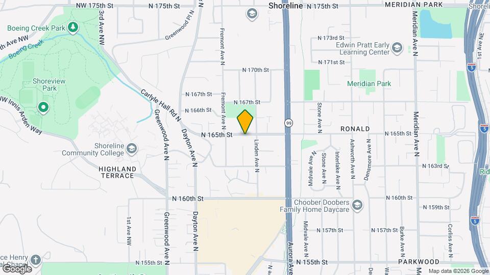 739 N 165th St Map and Location Details