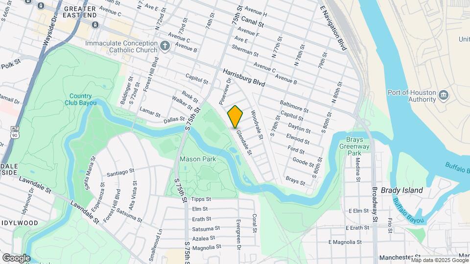 136 Glendale St Map and Location Details