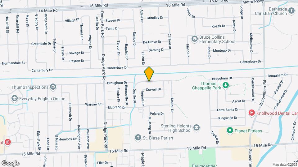 12136 Brougham Dr Map and Location Details