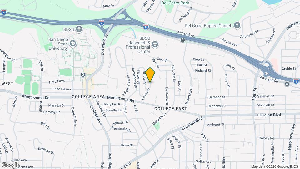 5158 Ewing St Map and Location Details