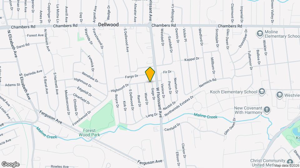 1358 Highmont Dr Map and Location Details