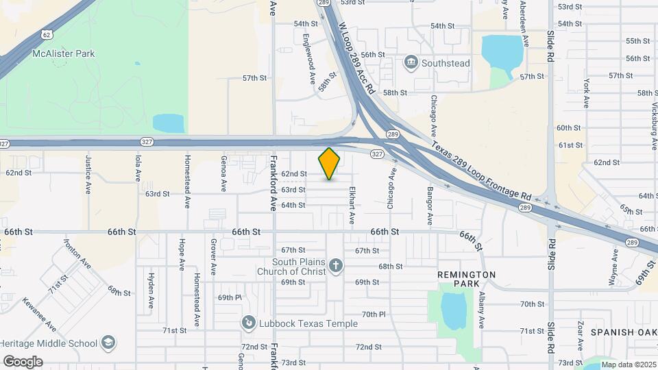 5712 63rd St Mapa y Detalles de la Ubicación