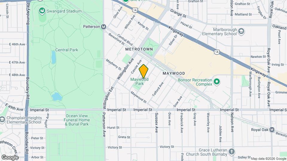 6463 Silver Ave Map and Location Details