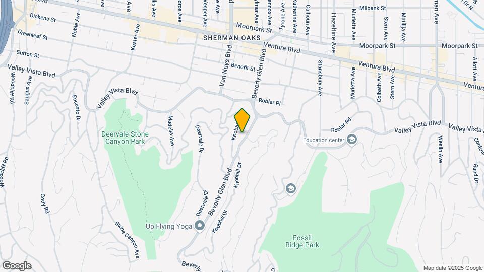 4009 Beverly Glen Blvd Map and Location Details