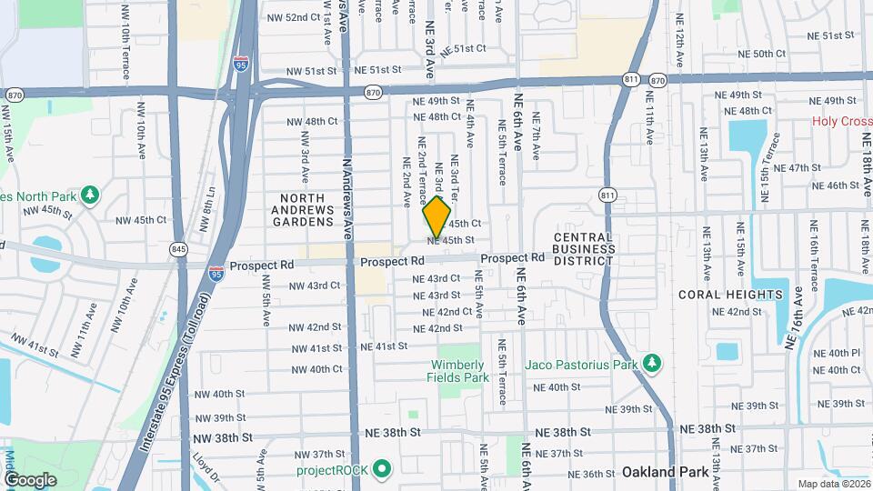 270 NE 45th St Map and Location Details