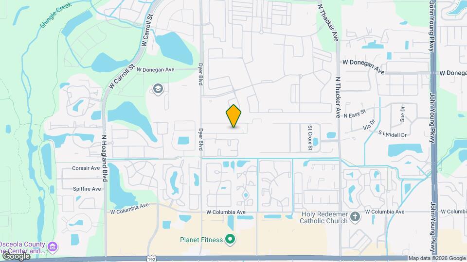 2919 W Fox Squirrel Dr Map and Location Details