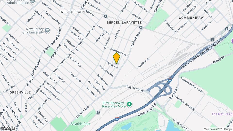 41 Randolph Ave, Unit Basement Mapa y Detalles de la Ubicación