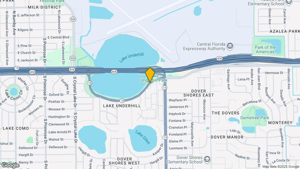 4210 Lake Underhill Rd, Unit Apt D Map and Location Details