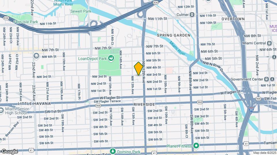 1240 NW 3rd St Map and Location Details